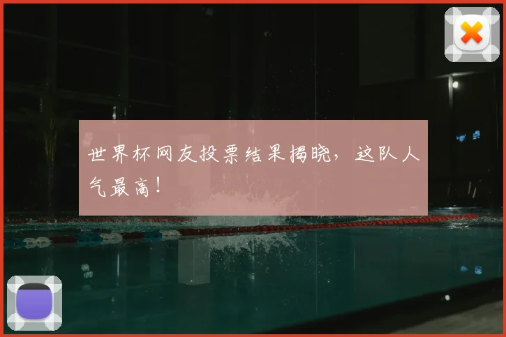 世界杯网友投票结果揭晓,这队人气最高!