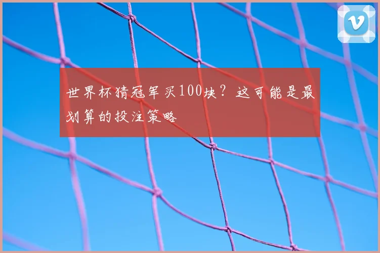 世界杯猜冠军买100块?这可能是最划算的投注策略